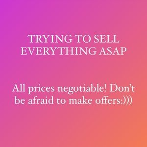 ALL MY PRICES NEGOTIABLE